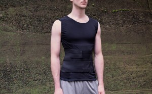 recoveryaid elite 2.0 mens posture training shirt