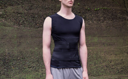 recoveryaid elite 2.0 mens posture training shirt