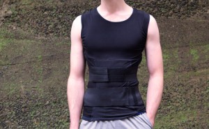 posture training shirt: RecoveryAid Elite